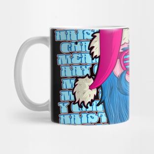 Funky Santa wishes you a Merry Christmas! Mug